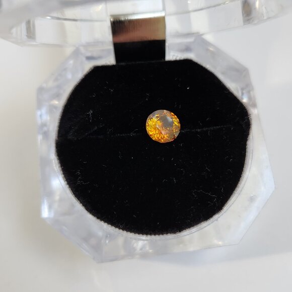 Sphene 7.18mm x 6.88mm x 4.30mm Oval 1.47ct Loose Gemstone - Picture 7 of 16